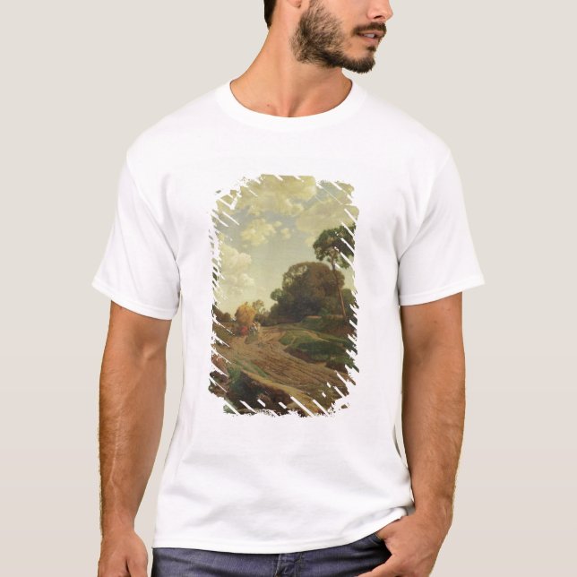 Landschaft mit Haywagon, c.1858 T-Shirt (Vorderseite)