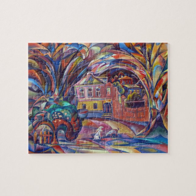 Landschaft mit Karamell-Geschmack-schwierigem (Horizontal)