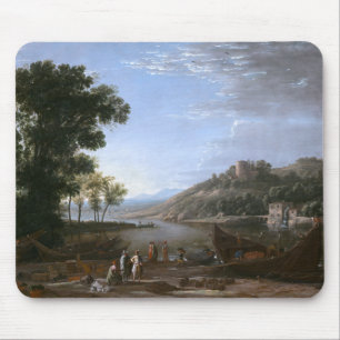 Landschaft mit Kaufleuten Mousepad