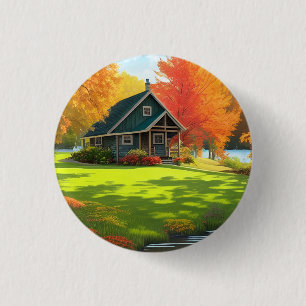 Landschaft mit Natur Button