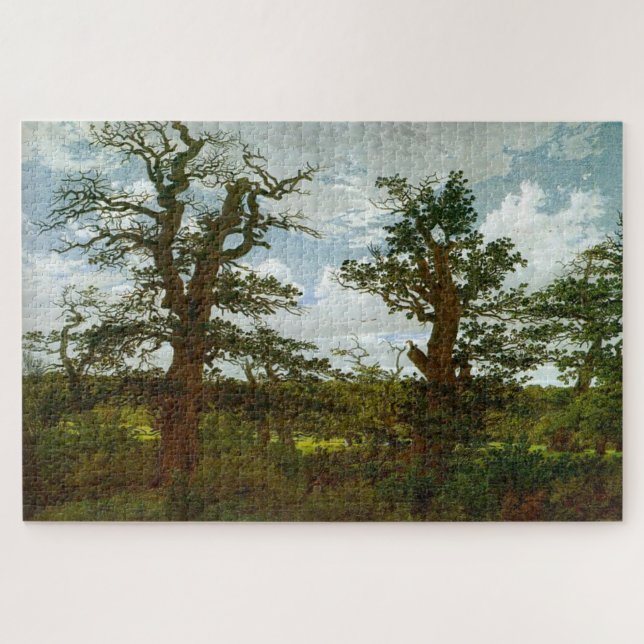 Landschaft mit Oak Trees - Caspar David Friedrich (Horizontal)