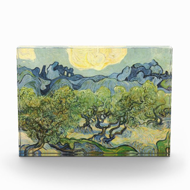 Landschaft mit Olive Vincent Willem van Gogh Fotoblock (Vorderseite)