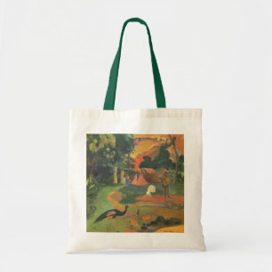 Landschaft mit Pfauen von Paul Gauguin Tragetasche