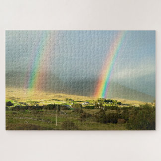 Landschaft mit Regenbogen