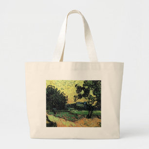 Landschaft mit Schloss Auvers Jumbo Stoffbeutel