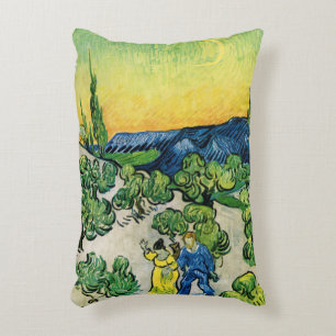 Landschaft mit spazierendem Paar von Vincent van G Dekokissen