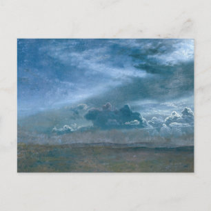 Landschaft mit Sturmwolken von Albert Bierstadt Postkarte