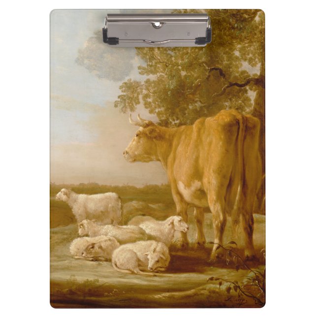 Landschaft mit Vieh Aelbert Cuyp Klemmbrett (Vorderseite)