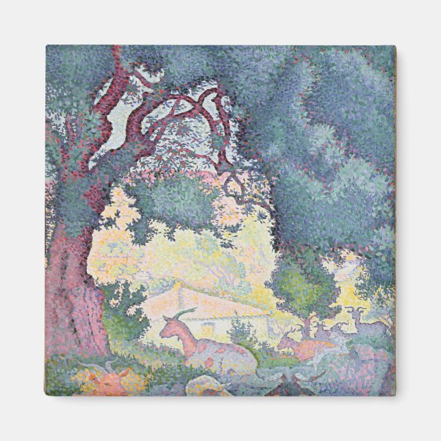 Landschaft mit Ziegen, 1895 Magnet (Vorne)