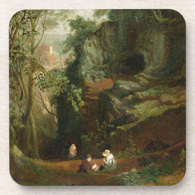 Landschaft nahe Clifton, c.1822-23 (Öl auf Untersetzer (Vorderseite)