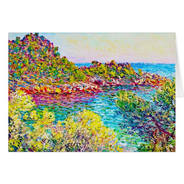 Landschaft nahe Monte Carlo, Claude Monet 1883 (Vorderseite (Horizontal))