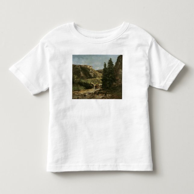 Landschaft nahe Ornans, c.1858 Kleinkind T-shirt (Vorderseite)