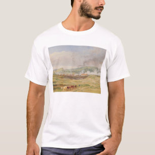 Landschaft nahe Swansea, Südwales (Öl auf Platte T-Shirt