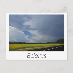 Landschaft Natur Stormy Landschaft Straße Weißruss Postkarte
