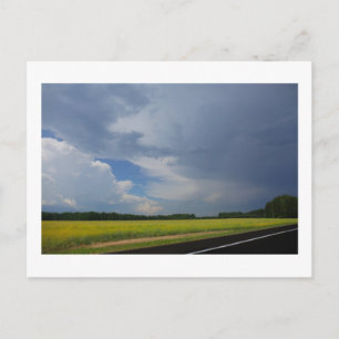 Landschaft Natur Stormy Landschaft Straße Weißruss Postkarte