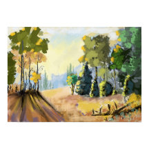 Landschaft Natur und Unterholz im Wald, Wanddekora