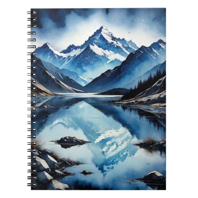 Landschaft Neuseelands | Notebook-Journal Notizblock (Vorderseite)