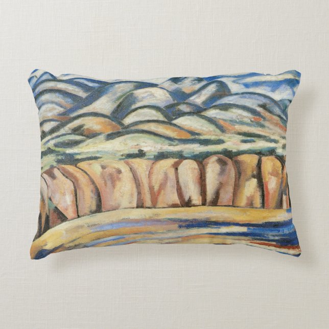 Landschaft, New Mexico von Marsden Hartley, Fine A Zierkissen (Vorderseite)