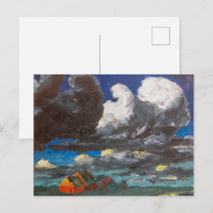 Landschaft, Nordfriesland   Emil Nolde   Postkarte