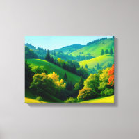 Landschaft Nr. 2, Landschaftsreihe Leinwanddruck