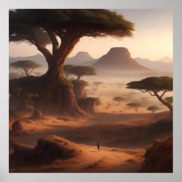 Landschaft Ostafrikas Poster