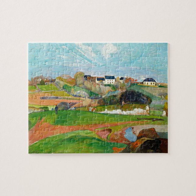 Landschaft Paul Gauguin Alte Malerei Kunst (Horizontal)