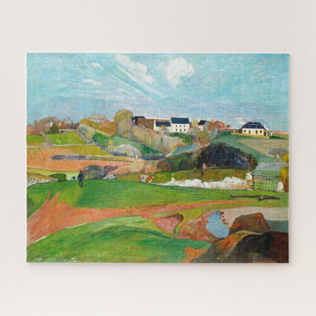Landschaft Paul Gauguin Alte Malerei Kunst (Horizontal)