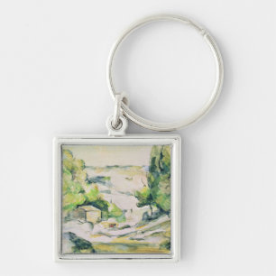 Landschaft Pauls Cezanne   in Provence Schlüsselanhänger