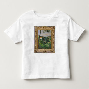 Landschaft Pauls Cezanne   mit rotem Dach oder der Kleinkind T-shirt