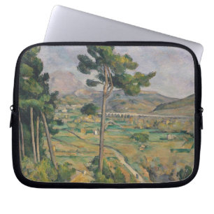Landschaft Pauls Cezanne   mit Viaduct Laptopschutzhülle