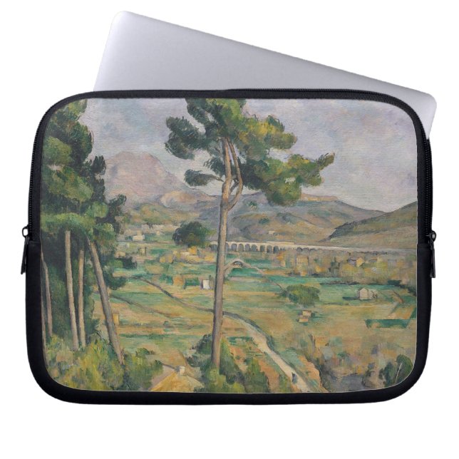 Landschaft Pauls Cezanne | mit Viaduct Laptopschutzhülle (Vorderseite)