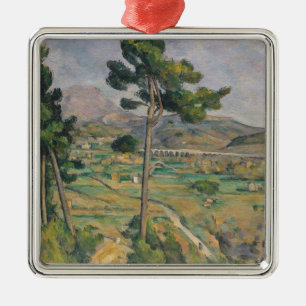 Landschaft Pauls Cezanne   mit Viaduct Silbernes Ornament