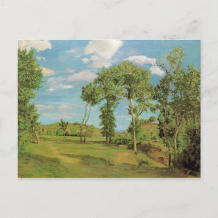 Landschaft Paysage Frederic Bazille Impressionist  Postkarte