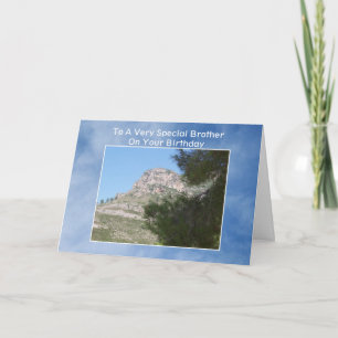 Landschaft Personalisiert Brother Geburtstag Karte