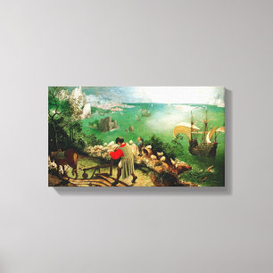 Landschaft Pieter Bruegel mit dem Fall von Ikarus Leinwanddruck