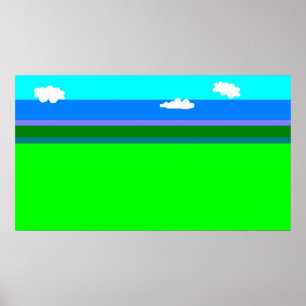 Landschaft Poster