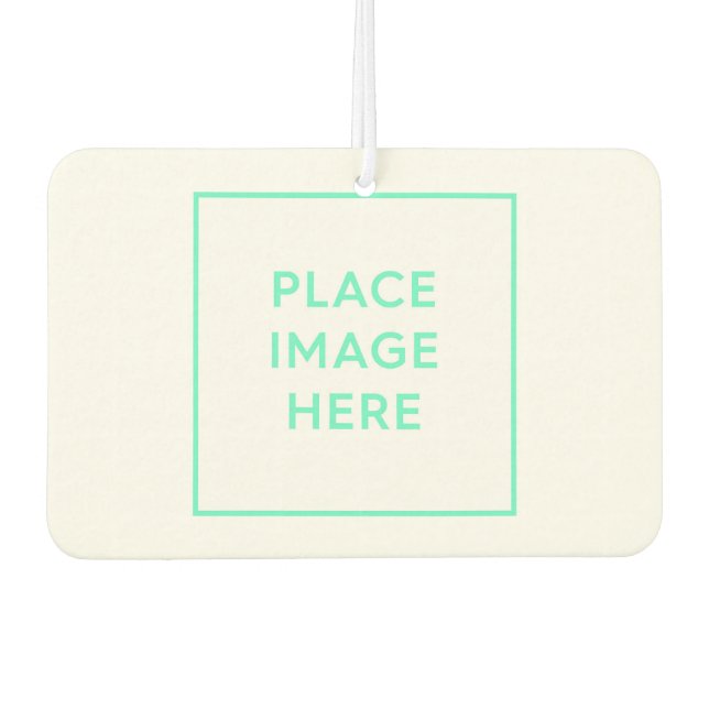 Landschaft Rectangle Air Freshener, New Car Autolufterfrischer (Vorderseite)