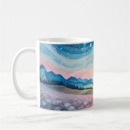 Landschaft Rosa Glück Kaffeetasse