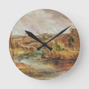 Landschaft Runde Wanduhr