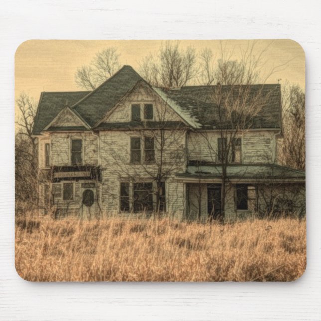Landschaft Rustikaler Western Landhaus Mousepad (Vorne)
