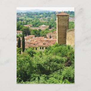 Landschaft südlich von Florenz, Italien Postkarte