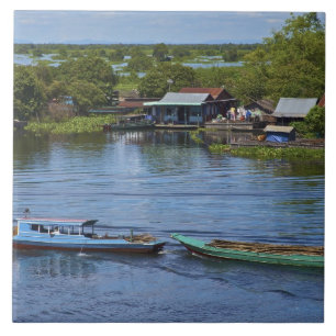 Landschaft, Tonle Sap Lake, Siem Reap, Angkor, Fliese