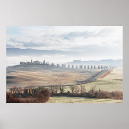 Landschaft Toskana Soft Colors Poster