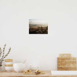 Landschaft Toskana Soft Colors Poster