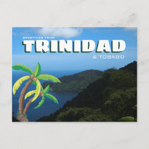 Landschaft Trinidad und Tobago Postkarte
