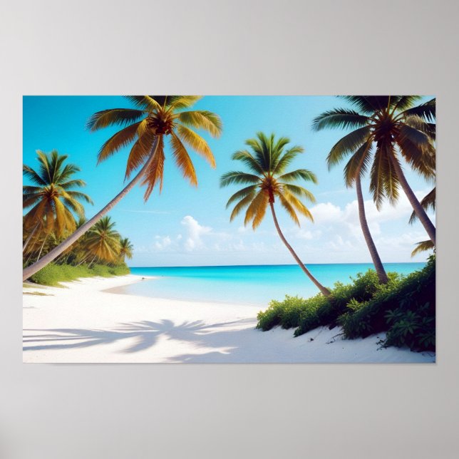 Landschaft tropische Insel Ruhe und Entspannung Poster (Vorne)