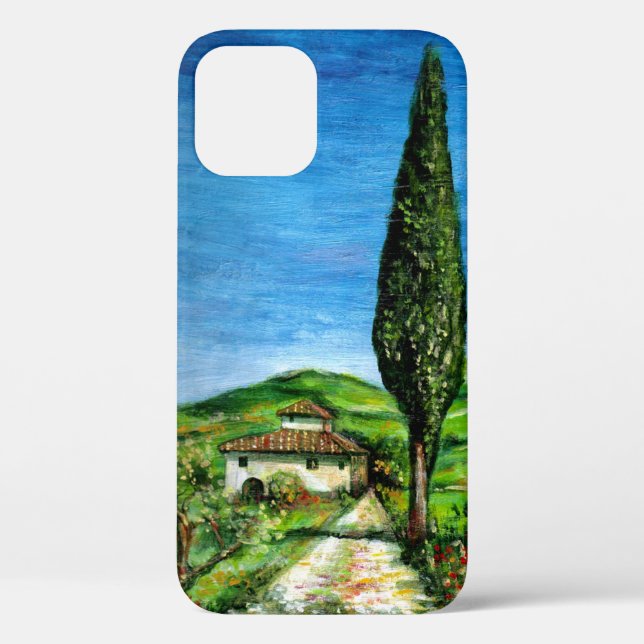 LANDSCHAFT TUSKANIEN / ALTES LANDWIRTSCHAFTSHAUS I Case-Mate iPhone HÜLLE (Rückseite)