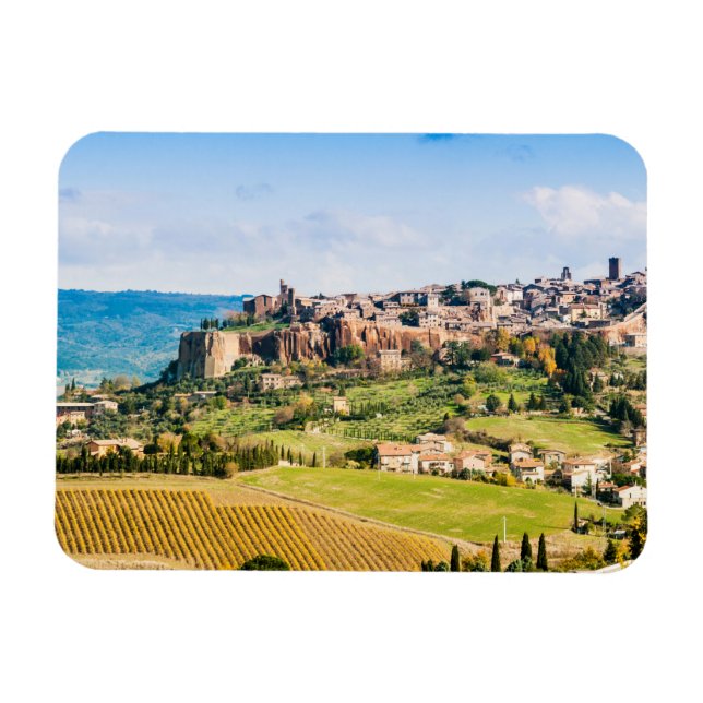 Landschaft über Orvieto Magnet (Horizontal)