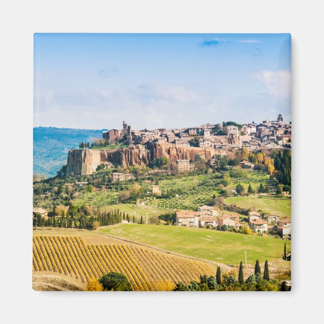 Landschaft über Orvieto Magnet (Vorne)