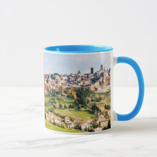 Landschaft über Orvieto Tasse